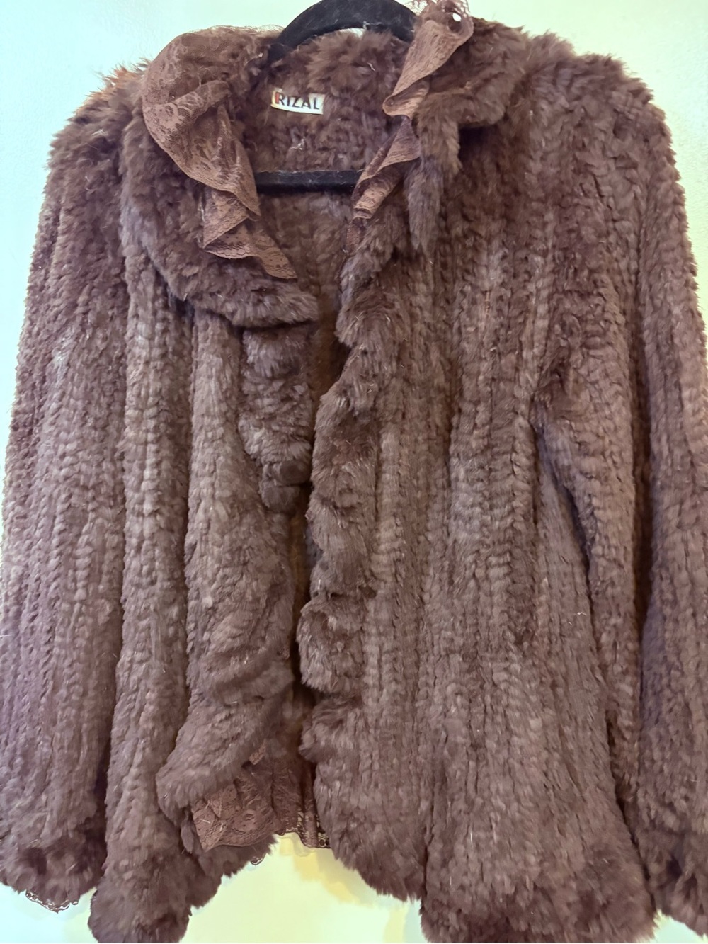 Rizal Brown Fur Women's Jacket